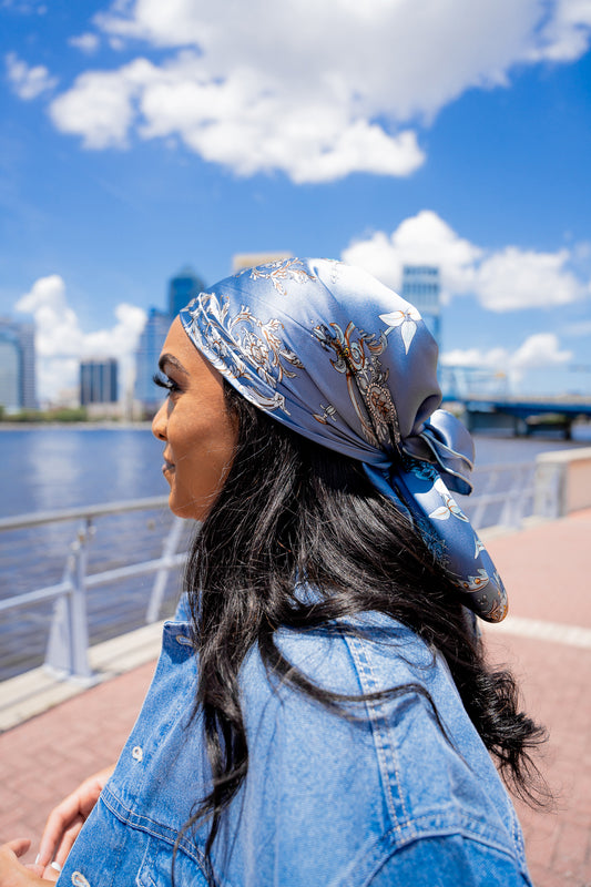 Covered in Essence of Peace Scarf
