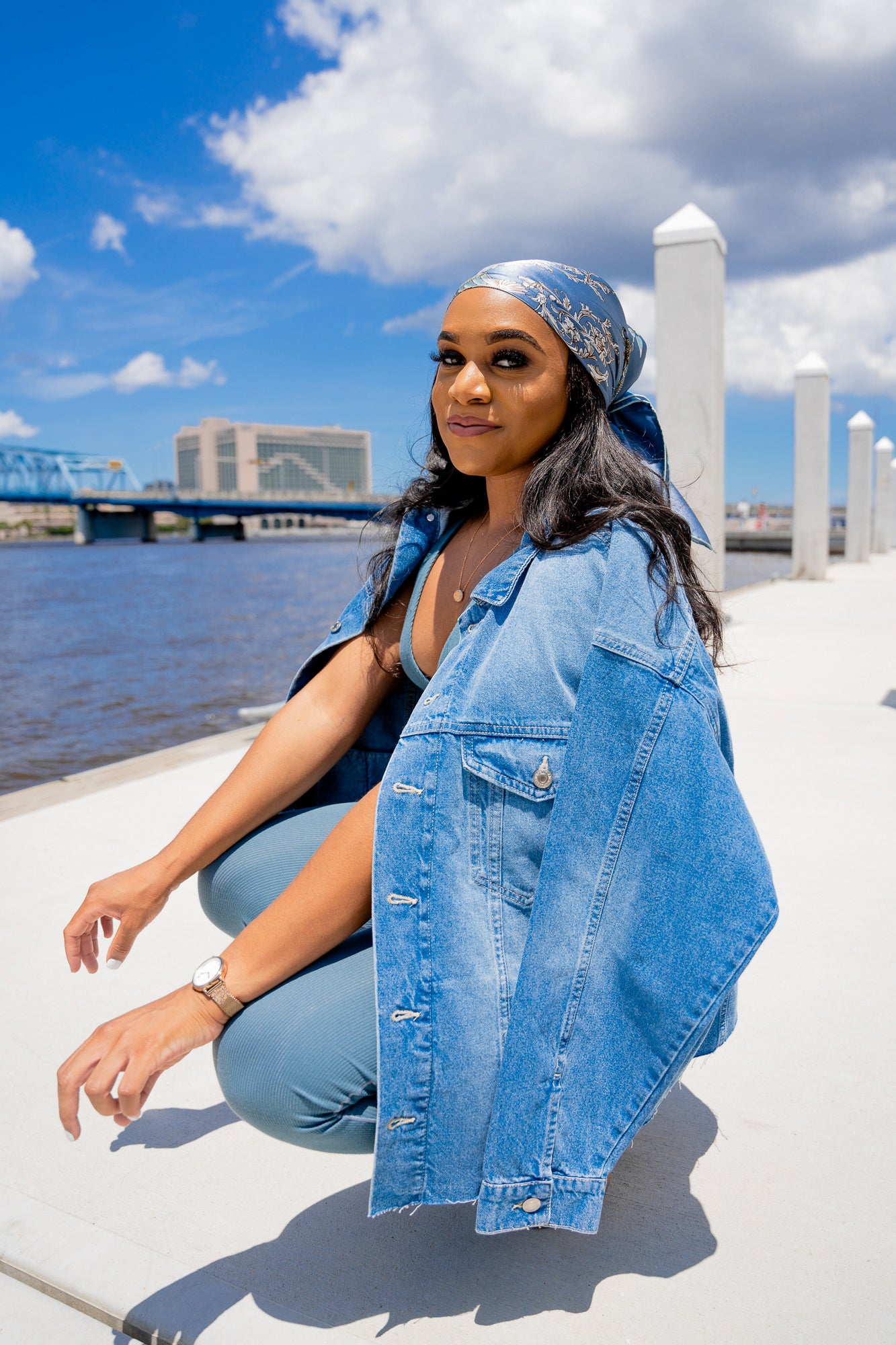 Covered in Essence of Peace Scarf