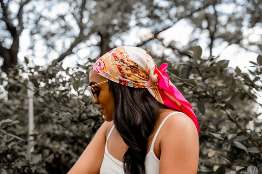 The Covered Parlay in Pink Scarf